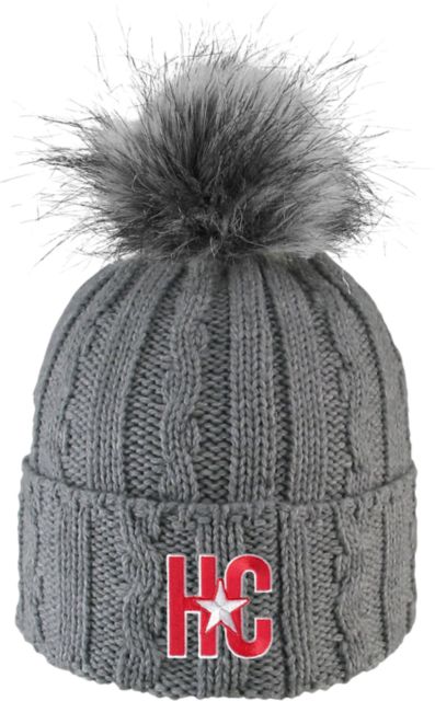Helena College University of Montana Women's Fur Pom Beanie