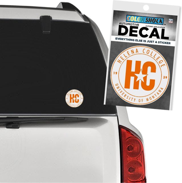 Helena College University of Montana Decal