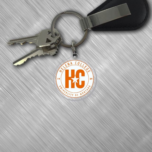 Helena College University of Montana Keychain