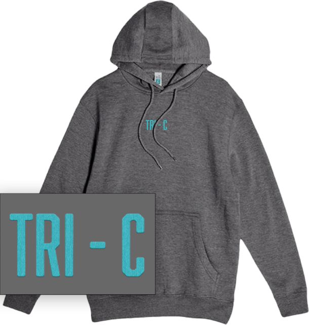 Cuyahoga Community College Chainstitch Hooded Sweatshirt