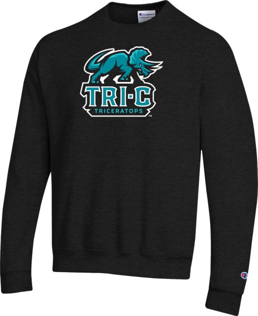Cuyahoga Community College Triceratops Crewneck Sweatshirt
