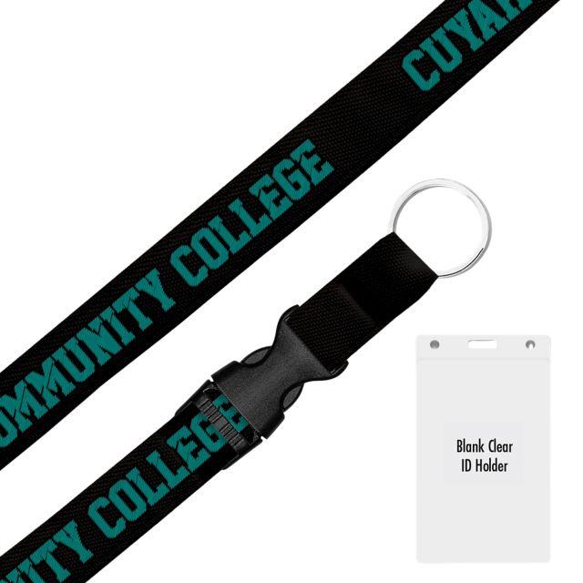 Cuyahoga Community College 3-4'' Lanyard