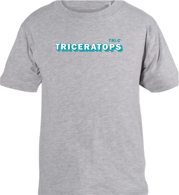 Cuyahoga Community College Triceratops Toddler Short Sleeve T-Shirt