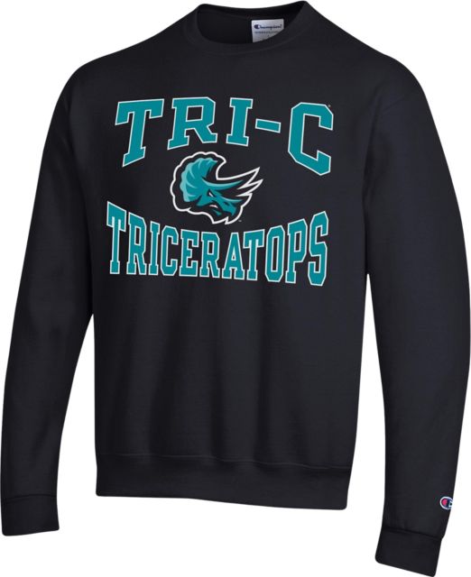 Cuyahoga Community College Triceratops Crewneck Sweatshirt