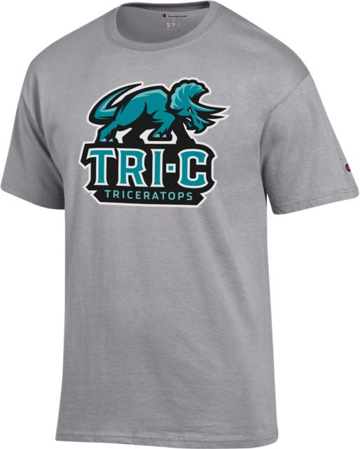 Cuyahoga Community College Triceratops Short Sleeve T-Shirt