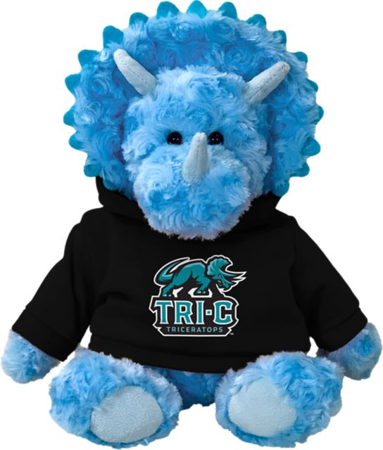 Cuyahoga Community College Triceratops Plush Animal
