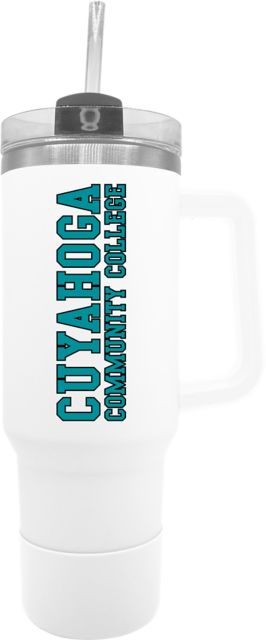 Cuyahoga Community College 40 oz. Straw Tumbler