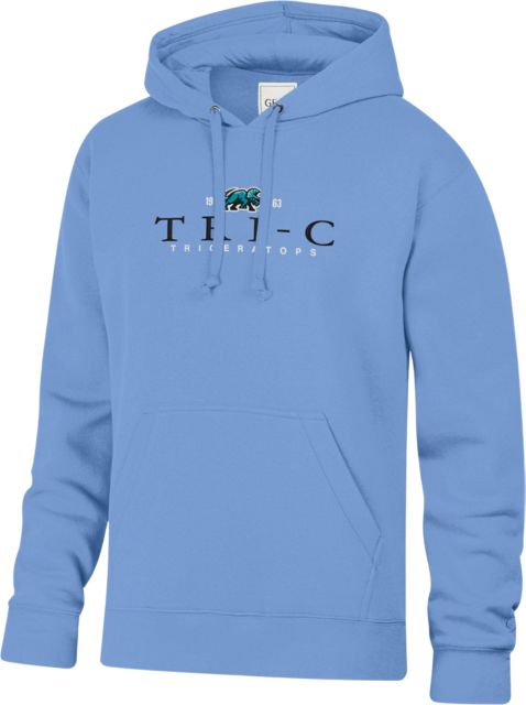 Cuyahoga Community College Triceratops Boy's Crewneck Hooded Sweatshirt