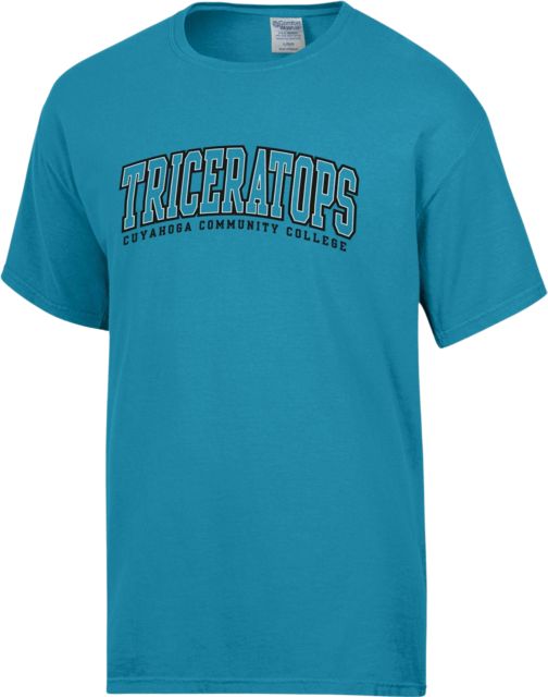 Cuyahoga Community College Triceratops Short Sleeve T-Shirt