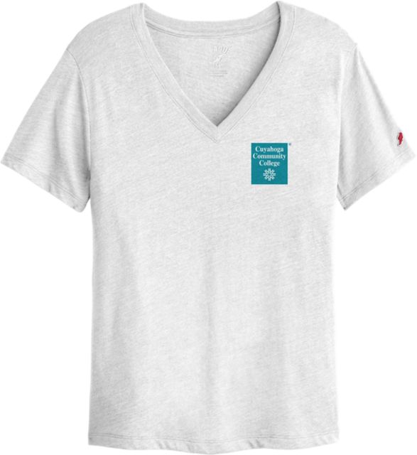 Cuyahoga Community College Women's V-Neck Short Sleeve T-Shirt