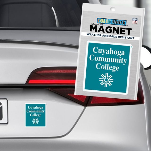 Cuyahoga Community College 4" x 4" Magnet