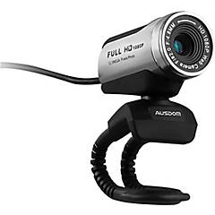 Ausdom Manual Focus 1080P WebCam with Microphone Black USB,12MP - ONLINE ONLY
