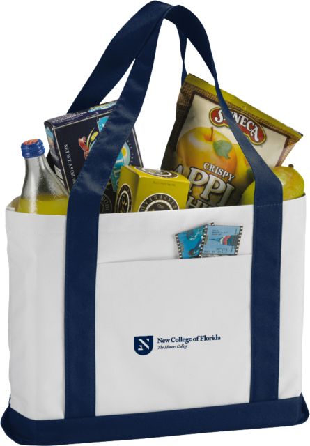 New College of Florida Contender Canvas Tote Primary Shield - ONLINE ONLY