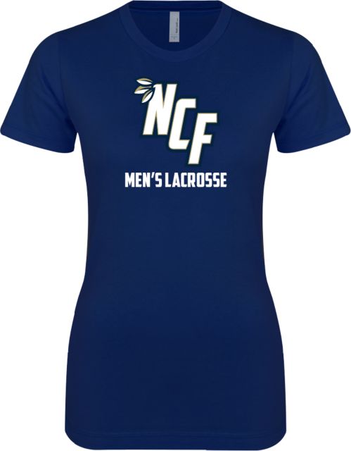 New College of Florida Next Level Womens Boyfriend Tee Mens Lacrosse - ONLINE ONLY
