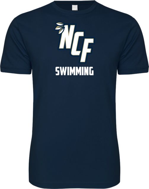New College of Florida Next Level SoftStyle T Shirt Swimming - ONLINE ONLY