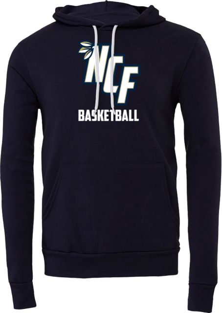 New College of Florida Bella + Canvas Fleece Hood Basketball - ONLINE ONLY