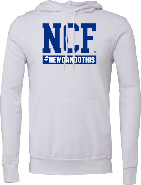 New College of Florida Bella + Canvas Fleece Hood Hashtag - ONLINE ONLY