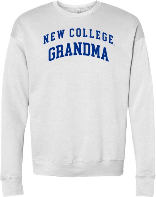 New College of Florida Bella + Canvas Fleece Crew Grandma - ONLINE ONLY
