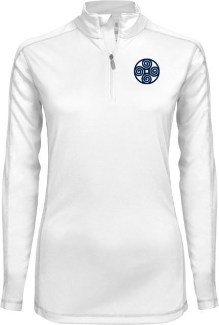 New College of Florida Syntrel Womens Interlock 1/4 Zip Primary - ONLINE ONLY