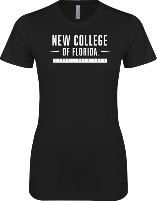 New College of Florida Next Level Womens Boyfriend Tee New College Established - ONLINE ONLY