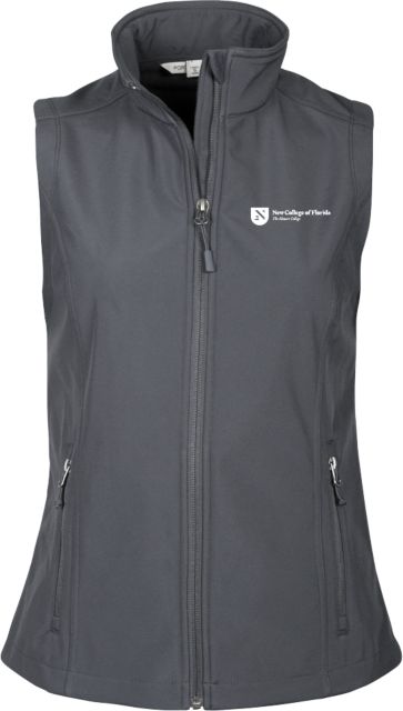 New College of Florida Womens Core Softshell Vest Primary Shield - ONLINE ONLY