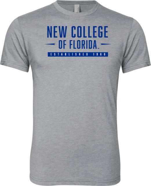 New College of Florida Next Level Triblend Tee New College Established - ONLINE ONLY