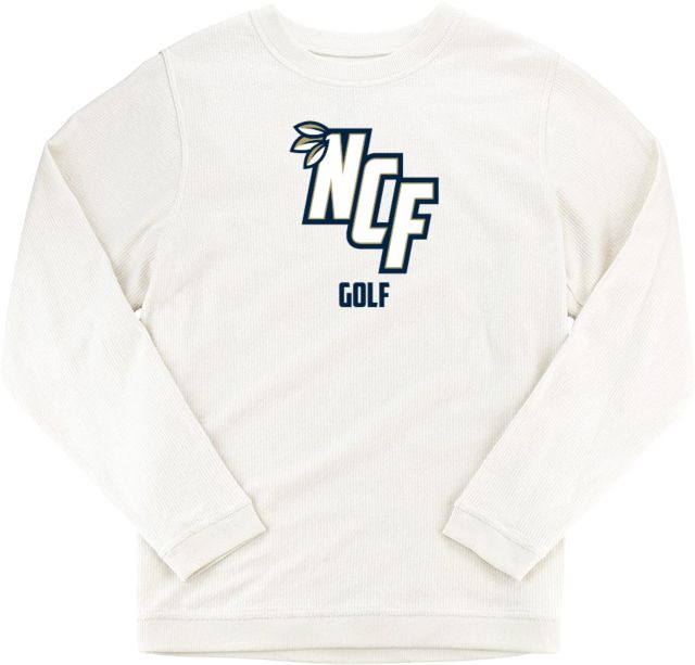 New College of Florida Boxercraft Womens Corded Crew Golf - ONLINE ONLY