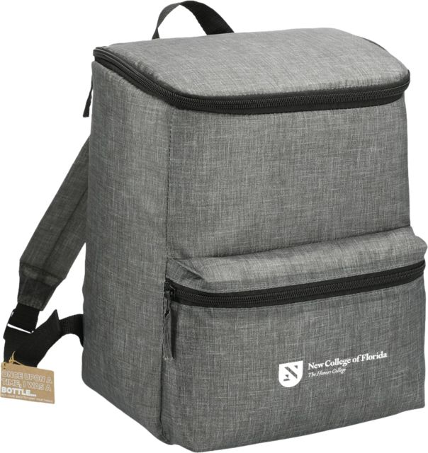 New College of Florida Excursion Recycled 20 Can Backpack Cooler Primary Shield - ONLINE ONLY