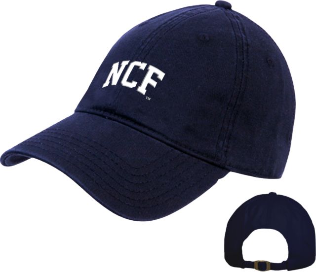 New College of Florida Unstructured Adjustable Low Profile Hat Arch NCF Embroidery - ONLINE ONLY