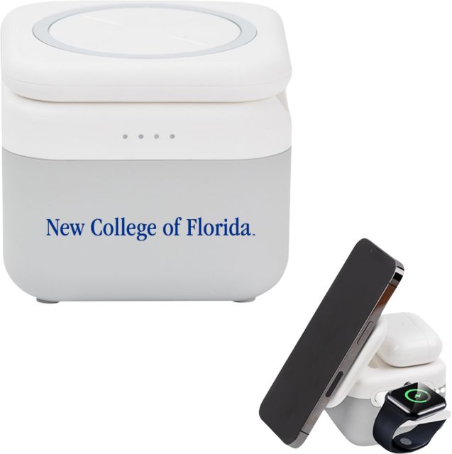 New College of Florida 3 in 1 Mag Max Modularized Wireless Charger Wordmark - ONLINE ONLY