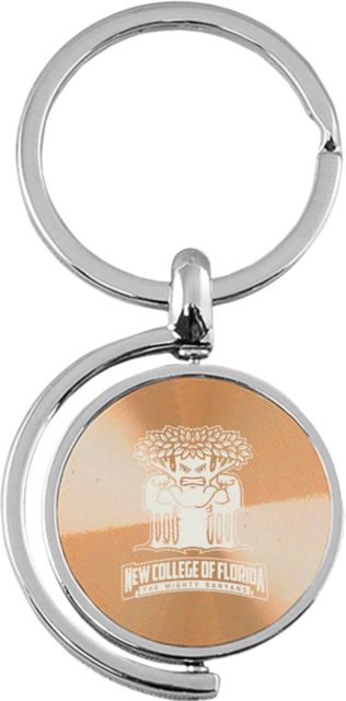 New College of Florida Mighty Banyans Spinner Keychain