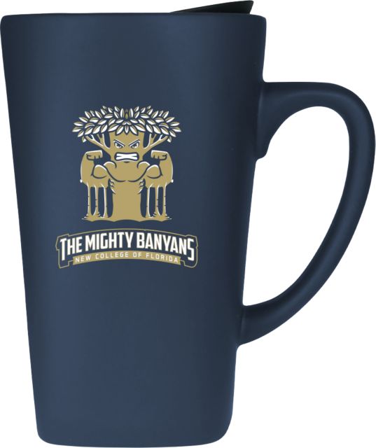 New College of Florida Mighty Banyans 16 oz. Soft Touch Ceramic Mug