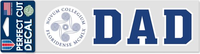 New College of Florida 3'' x 10'' Dad Decal