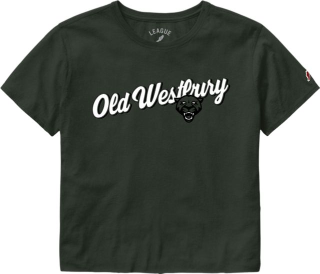 Old Westbury Panthers Women's Crop Short Sleeve T-Shirt