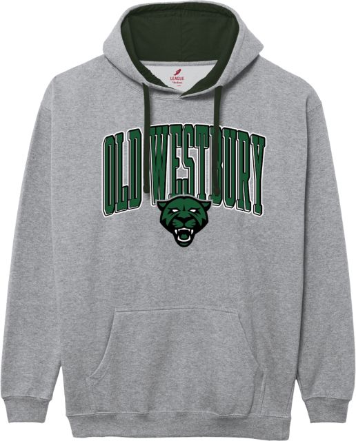 Old Westbury Panthers Colorblock Hooded Sweatshirt