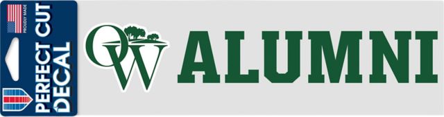 Old Westbury Alumni 3'' x 10'' Perfect Cut Decal