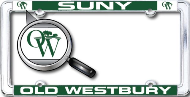 Old Westbury Thin Dome License Plate Frame
