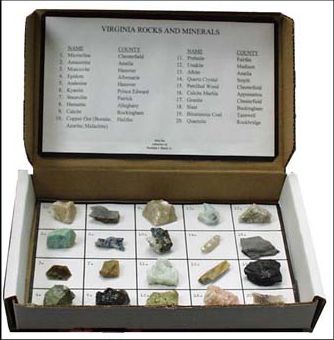 VA ROCKS AND MINERALS SET