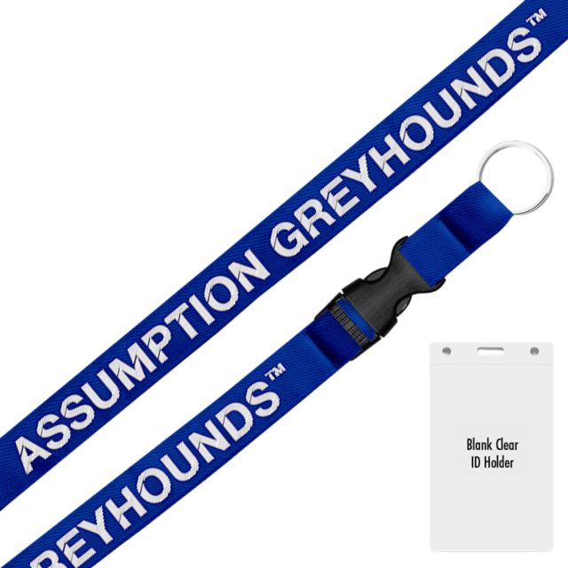 Assumption University Greyhounds 3-4'' Lanyard