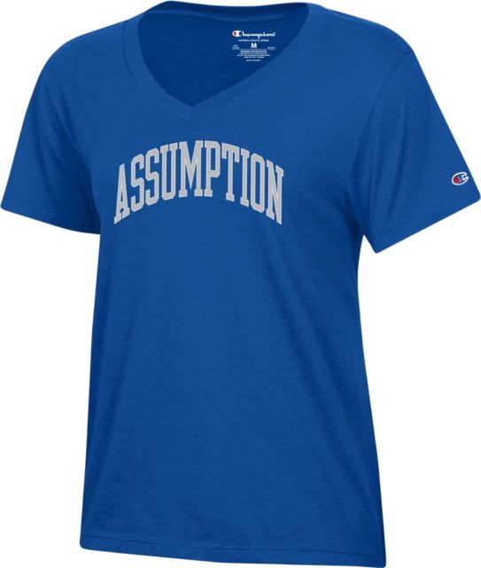 Assumption University Women's V-Neck Short Sleeve T-Shirt