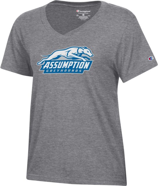 Assumption University Women's V-Neck Short Sleeve T-Shirt