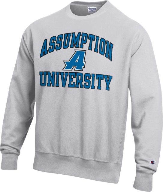 Assumption University Reverse Weave Crewneck Sweatshirt
