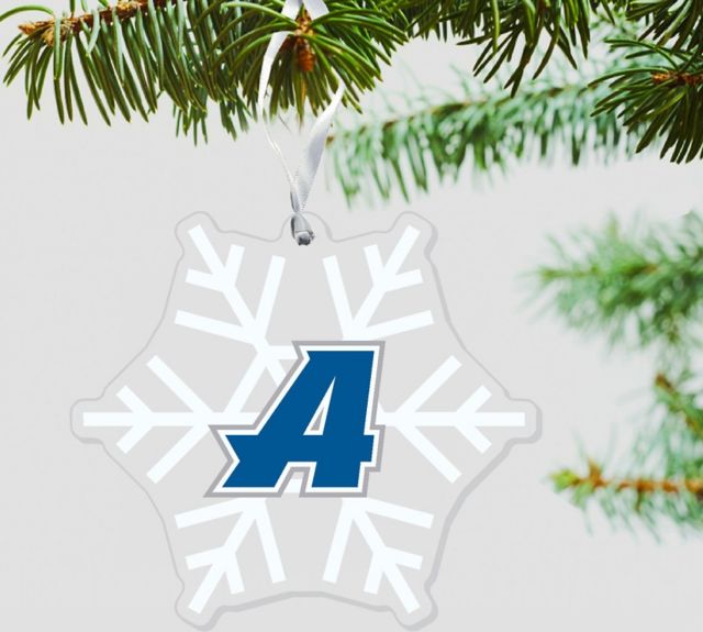 Assumption University 3'' x 4'' Etched Ornament