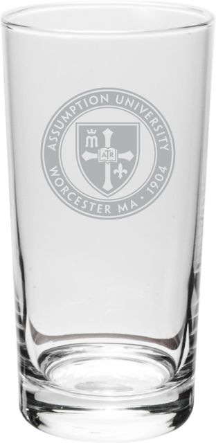 Assumption University 10 oz Highball Glass