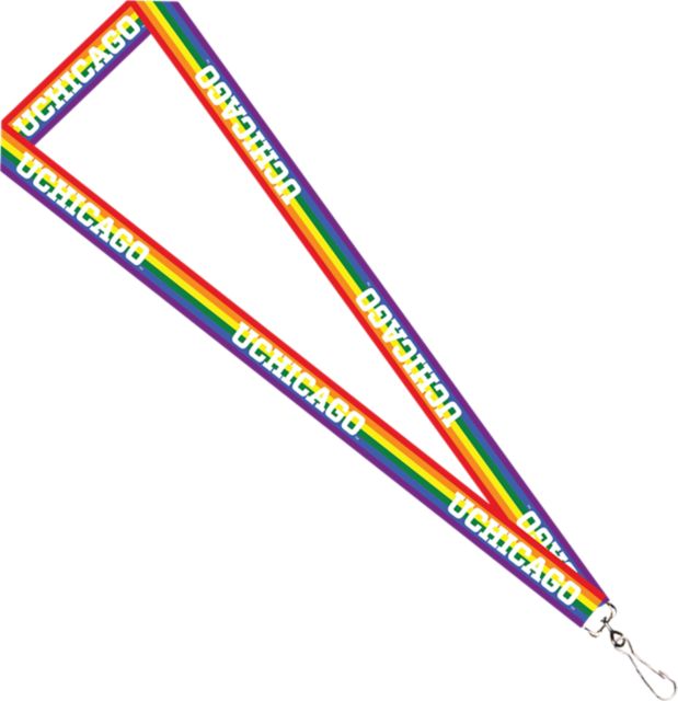 The University of Chicago Pride 3/4 inch Lanyard