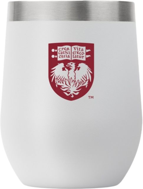 The University of Chicago 12 oz. Stemless Tumbler