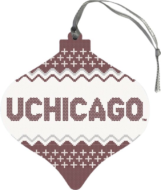 The University of Chicago Bulb Ornament