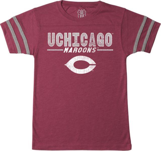 The University of Chicago Maroons Boys Backfield Short Sleeve T-Shirt