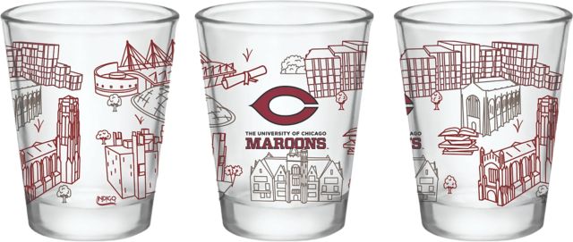 The University of Chicago 2 oz. Collector's Glass