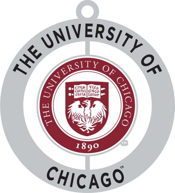 The University of Chicago Spinner Key Chain